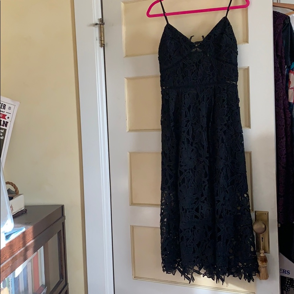 free people midi lace gown🌚